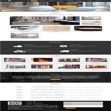 （自适应手机版）响应式建材瓷砖类网站源码 html5家居装修建材网站织梦模板