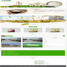 （自适应手机版）响应式粮食大米米业类网站源码 HTML5响应式农业农产品织梦模板