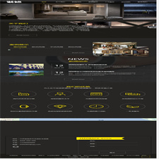 （自适应手机版）响应式装修设计类网站源码 HTML5酷炫高端装潢公司网站织梦模板
