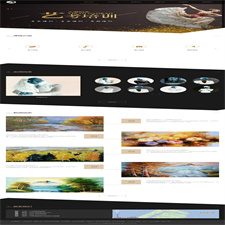 （自适应手机版）响应式艺考培训类网站源码 HTML5艺术培训机构网站织梦模板