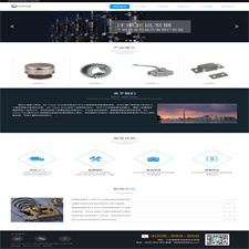（自适应手机版）响应式齿轮设备类网站源码 html5五金机械零件网站织梦模板