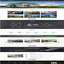 （带手机版数据同步）地产房屋建筑建造装修类网站源码 建筑工程类网站织梦模板