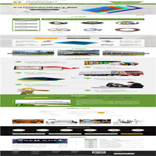 绿色五金塑料板材网站源码 织梦dedecms模板[带手机版数据同步]