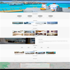 响应式酒店民宿住宿类网站源码 dedecms织梦模板 (自适应手机端)