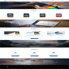 (自适应手机端)pbootcms响应式刷卡机POS机网站源码 无线支付设备网站模板