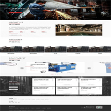 (自适应手机版)响应式html5工业设备网站源码 重工业钢铁机械类网站pbootcms模板