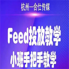 合仕传媒Feed投放教学 手把手教学，开车烧钱必须自己会